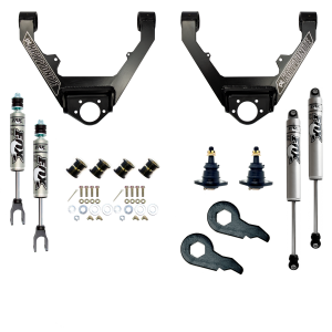 KR99STAGE3FOX | Kryptonite Stage 3 Leveling Kit w/ Fox Shocks (1999-2006 Silverado, Sierra 1500)