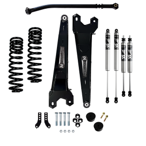 KRFD17STAGE3FOX | Kryptonite Stage 3 Leveling Kit With Fox Shocks For Ford F-250/F-350 Super Duty 4WD (2017-2025)