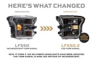 Morimoto - LF550.2 | Morimoto XB Hybrid LED Headlights For Ford F-150 / Raptor | Pair - Image 4