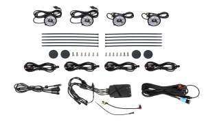 XRL20.2 | Morimoto Color Changing RGB LED Rock Light Kit | 4 Pack