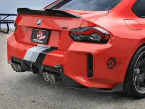 Afe - Advance Flow Engineering - 49-36353-C | aFe Power MACH Force-Xp 3 To 2-1/2 Inch, 304 Stainless Steel Cat-Back Exhaust System With Carbon Fiber Tip For BMW M2 (G87) L6-3.0L (tt) S58 - Image 3