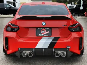 Afe - Advance Flow Engineering - 49-36353-P | aFe Power MACH Force-Xp 3 To 2-1/2 Inch, 304 Stainless Steel Cat-Back Exhaust System With Polished Tip For BMW M2 (G87) L6-3.0L (tt) S58 - Image 3