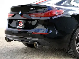 Afe - Advance Flow Engineering - 49-36355-C | aFe Power MACH Force-Xp 3 To 2-1/2 Inch, 304 Stainless Steel Axle-Back Exhaust System With Carbon Fiber Tip For BMW 228i Gran Coupe (F44) L4-2.0L (t) - Image 2