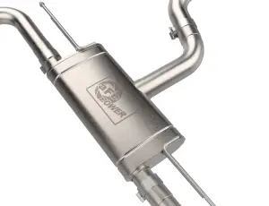Afe - Advance Flow Engineering - 49-36454-B | aFe Power MACH Force-Xp 3 To 2-1/2 Inch, 304 Stainless Steel Cat-Back Exhaust System With Black Tip For Volkswagen GTI (MKVIII) L4-2.0L (t) - Image 6