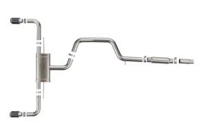Afe - Advance Flow Engineering - 49-36454-C | aFe Power MACH Force-Xp 3 To 2-1/2 Inch, 304 Stainless Steel Cat-Back Exhaust System With Carbon Fiber Tip For Volkswagen GTI (MKVIII) L4-2.0L (t) - Image 6