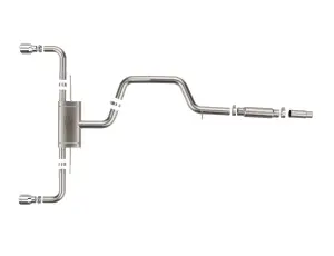 Afe - Advance Flow Engineering - 49-36454-P | aFe Power MACH Force-Xp 3 To 2-1/2 Inch, 304 Stainless Steel Cat-Back Exhaust System With Polished Tip For Volkswagen GTI (MKVIII) L4-2.0L (t) - Image 4