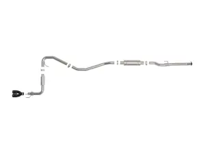 Afe - Advance Flow Engineering - 49-36631-B | aFe Power Takeda 2-1/2 Inch, 304 Stainless Steel Cat-Back Exhaust System With Black Tip For Honda Civic Sport Hatchback L4-2.0L - Image 4