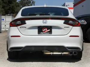Afe - Advance Flow Engineering - 49-36631-P | aFe Power Takeda 2-1/2 Inch, 304 Stainless Steel Cat-Back Exhaust System With Polished Tip For Honda Civic Sport Hatchback L4-2.0L - Image 3