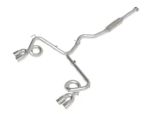 49-36810-P | aFe Power Takeda 2-1/2 Inch, 304 Stainless Steel Cat-Back Exhaust System With Polished Tip For Subaru WRX/STI H4-2.0/2.5L (t)