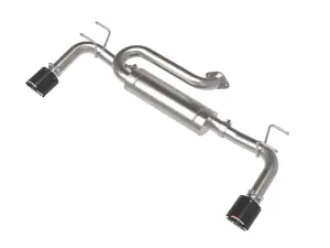 49-37036-C | aFe Power Takeda 2-1/2 Inch, 304 Stainless Steel Axle-Back Exhaust System With Carbon Fiber Tip For Mazda CX-50 L4-2.5L/2.5L (t)