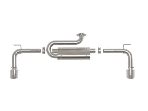Afe - Advance Flow Engineering - 49-37036-P | aFe Power Takeda 2-1/2 Inch, 304 Stainless Steel Axle-Back Exhaust System With Polished Tip For Mazda CX-50 L4-2.5L/2.5L (t) - Image 4