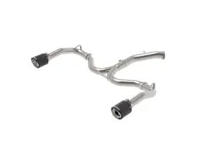 Afe - Advance Flow Engineering - 49-37037-C | aFe Power Takeda 3 To 2-1/2 Inch, 304 Stainless Steel Axle-Back Exhaust System With Carbon Fiber Tip For Kia Forte GT L4-1.6L (t) - Image 1