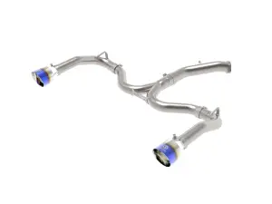 Afe - Advance Flow Engineering - 49-37037-L | aFe Power Takeda 3 To 2-1/2 Inch, 304 Stainless Steel Axle-Back Exhaust System With Blue Flame Tip For Kia Forte GT L4-1.6L (t) - Image 1