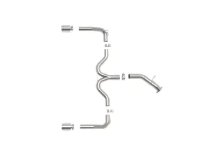 Afe - Advance Flow Engineering - 49-37037-P | aFe Power Takeda 3 To 2-1/2 Inch, 304 Stainless Steel Axle-Back Exhaust System With Polished Tip For Kia Forte GT L4-1.6L (t) - Image 5