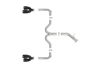 Afe - Advance Flow Engineering - 49-37039-B | aFe Power Takeda 3 To 2-1/2 Inch, 304 Stainless Steel Axle-Back Exhaust System With Black Tip For Kia Forte GT L4-1.6L (t) - Image 4