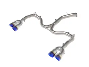 Afe - Advance Flow Engineering - 49-37039-L | aFe Power Takeda 3 To 2-1/2 Inch, 304 Stainless Steel Axle-Back Exhaust System With Blue Flame Tips For Kia Forte GT L4-1.6L (t) - Image 1