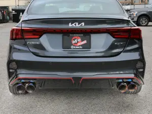 Afe - Advance Flow Engineering - 49-37039-L | aFe Power Takeda 3 To 2-1/2 Inch, 304 Stainless Steel Axle-Back Exhaust System With Blue Flame Tips For Kia Forte GT L4-1.6L (t) - Image 3