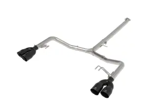 Afe - Advance Flow Engineering - 49-37043-B | aFe Power Takeda 3 To 2-1/2 Inch, 304 Stainless Steel Axle-Back Exhaust System With Black Tip For Kia K5 GT L4-2.5L (t) - Image 1