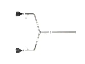 Afe - Advance Flow Engineering - 49-37043-C | aFe Power Takeda 3 To 2-1/2 Inch, 304 Stainless Steel Axle-Back Exhaust System With Carbon Fiber Tip For Kia K5 GT L4-2.5L (t) - Image 5