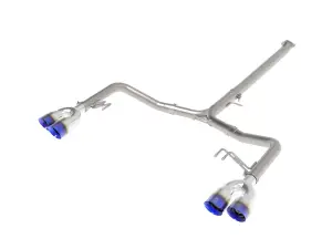 Afe - Advance Flow Engineering - 49-37043-L | aFe Power Takeda 3 To 2-1/2 Inch, 304 Stainless Steel Axle-Back Exhaust System With Blue Flame Tip For Kia K5 GT L4-2.5L (t) - Image 1