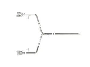 Afe - Advance Flow Engineering - 49-37043-P | aFe Power Takeda 3 To 2-1/2 Inch, 304 Stainless Steel Axle-Back Exhaust System With Polished Tip For Kia K5 GT L4-2.5L (t) - Image 4