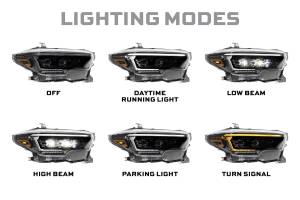 Morimoto - LF2-530Y | Morimoto XB Evo Hybrid LED Headlights For Toyota Tacoma - Image 6