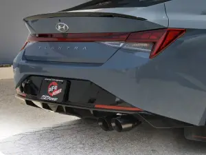 Afe - Advance Flow Engineering - 49-37045-B | aFe Power Takeda 3 Inch 304 Stainless Steel Axle-Back Exhaust System With Black Tip For Hyundai Elantra N Line L4-1.6L (t) - Image 3