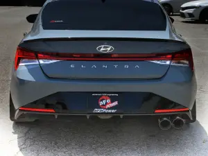 Afe - Advance Flow Engineering - 49-37045-B | aFe Power Takeda 3 Inch 304 Stainless Steel Axle-Back Exhaust System With Black Tip For Hyundai Elantra N Line L4-1.6L (t) - Image 2