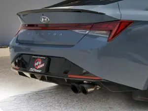 Afe - Advance Flow Engineering - 49-37045-C | aFe Power Takeda 3 Inch 304 Stainless Steel Axle-Back Exhaust System With Carbon Fiber Tip For Hyundai Elantra N Line L4-1.6L (t) - Image 2