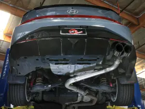 Afe - Advance Flow Engineering - 49-37045-C | aFe Power Takeda 3 Inch 304 Stainless Steel Axle-Back Exhaust System With Carbon Fiber Tip For Hyundai Elantra N Line L4-1.6L (t) - Image 5