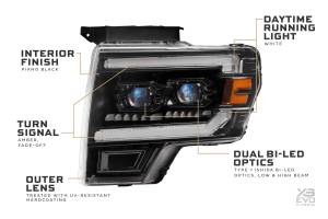 Morimoto - LF2-506Y | Morimoto XB Evo Hybrid LED Headlights For Ford F-150 / Ford SVT Raptor - Image 6
