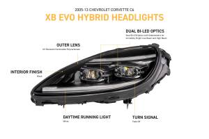 Morimoto - LF2-460Y | Morimoto XB Evo Hybrid LED Headlights For Chevrolet Corvette C6 - Image 6