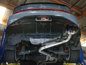 Afe - Advance Flow Engineering - 49-37045-L | aFe Power Takeda 3 Inch 304 Stainless Steel Axle-Back Exhaust System With Blue Flame Tip For Hyundai Elantra N Line L4-1.6L (t) - Image 5