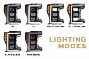 Morimoto - LF554.2 | Morimoto XB Hybrid LED Headlights For Ford F-250 / F-350 / F-450 Super Duty - Image 2