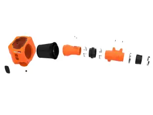 Afe - Advance Flow Engineering - 50-70120KN | aFe Power Momentum GT Cold Air Intake System With Black Pro 5R Filter For Ram 1500 L6-3.0L (tt) | Orange Edition - Image 2