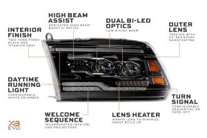 Morimoto - LF2-520 | Morimoto XB Evo LED Headlights For Ram 1500 / Ram HD - Image 6