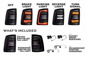 Morimoto - LF753 | Morimoto XB LED Tail Lights For Ram HD | Smoked - Image 3