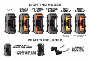 Morimoto - LF750 | Morimoto XB LED Low Profile Tail Lights For Ford Bronco | Smoked - Image 3