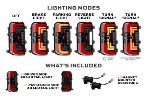 Morimoto - LF751 | Morimoto XB LED Low Profile Tail Lights For Ford Bronco | Red - Image 3