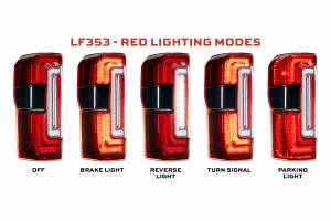 Morimoto - LF353 | Morimoto XB LED Tail Lights For Ford Super Duty | Red - Image 5