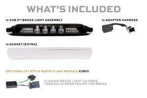 Morimoto - X3B50 | Morimoto X3B LED Third Brake Light For Chevrolet Silverado / GMC Sierra / Hummer H3T - Image 3
