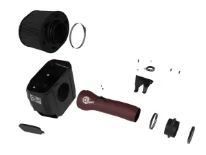 Afe - Advance Flow Engineering - 57-10032KR | aFe Power Track Series Red Kevlar Carbon Fiber Cold Air Intake System With Black Pro 5R Filter For RAM 1500 RHO L6-3.0L (tt) - Image 2