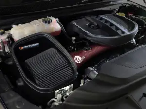 Afe - Advance Flow Engineering - 57-10032KR | aFe Power Track Series Red Kevlar Carbon Fiber Cold Air Intake System With Black Pro 5R Filter For RAM 1500 RHO L6-3.0L (tt) - Image 3