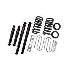 618ND | Belltech 2 or 3 Inch Front / 3 Inch Rear Complete Lowering Kit with Nitro Drop Shocks (1982-2004 S10/S15 2WD)