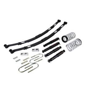 568ND | Belltech 2 or 3 inch Front / 4 Inch Rear Lowering Kit with Nitro Drop Shocks (1982-2004 S10/S15 Ext & Std Cab 2WD)