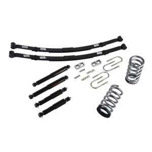 574ND | 2 or 3 inch Front / 4 Inch Rear Complete Lowering Kit with Nitro Drop Shocks (1994-2004 S10/S15 Pickup 2WD | 6 Cyl)