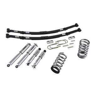 574SP | 2 or 3 inch Front / 4 Inch Rear Complete Lowering Kit with Street Performance Shocks (1994-2004 S10/S15 Pickup 2WD | 6 Cyl)