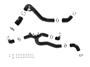 Afe - Advance Flow Engineering - 46-20804-B | aFe Power BladeRunner Aluminum Hot And Cold Charge Pipe Kit, Black For Genesis G70 V6-3.3L (tt) - Image 2