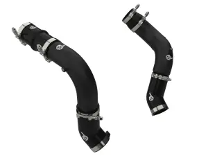 46-20814-B | aFe Power BladeRunner Aluminum Hot And Cold Charge Pipe Kit, Black For RAM Diesel Trucks 2500/3500 L6-6.7L (td)