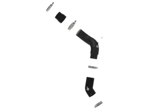 Afe - Advance Flow Engineering - 46-20819-B | aFe Power BladeRunner 3-1/2 Inch Aluminum Cold Charge Pipe Kit, Black For RAM Diesel Trucks 2500/3500 L6-6.7L (td) - Image 2
